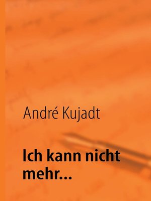 cover image of Ich kann nicht mehr...